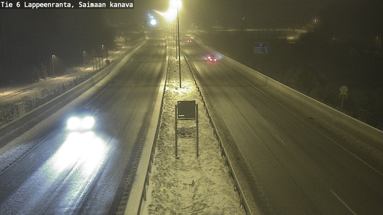 Weather Camera Image Road 6 Lappeenranta, Saimaa channel, Lappeenranta, Etelä-Karjala