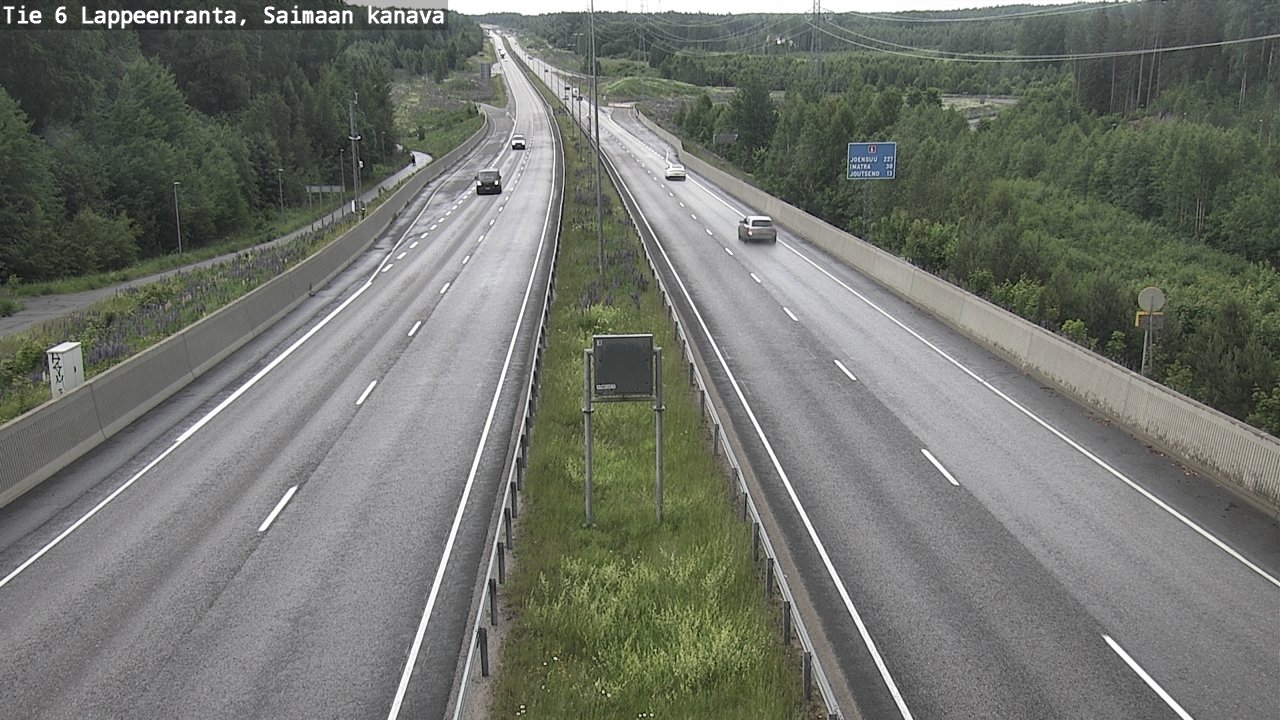 Kelikamerat Kuva Tie 6 Lappeenranta, Saimaan kanava, Lappeenranta, Etelä-Karjala