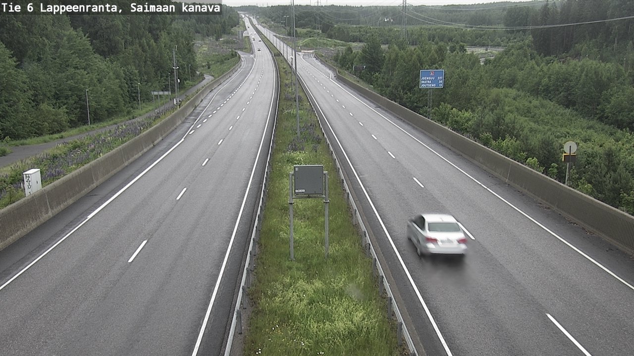 Kelikamerat Kuva Tie 6 Lappeenranta, Saimaan kanava, Lappeenranta, Etelä-Karjala