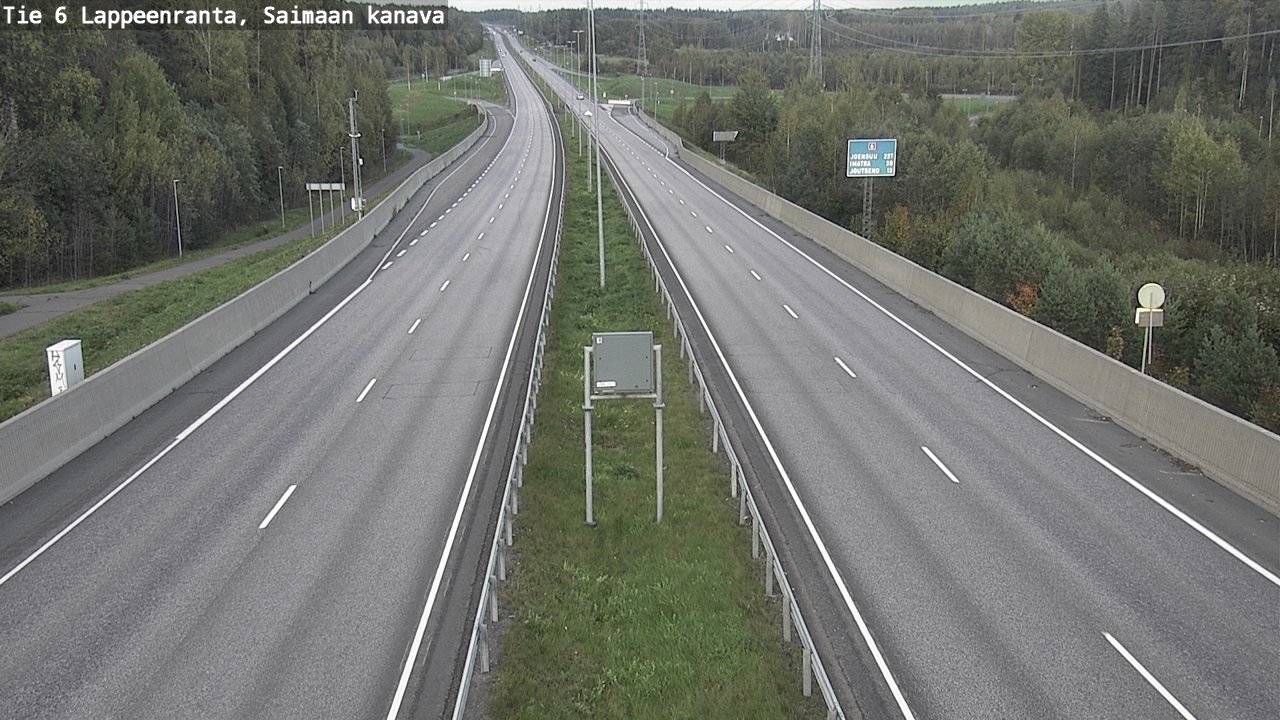 Kelikamerat Kuva Tie 6 Lappeenranta, Saimaan kanava, Lappeenranta, Etelä-Karjala