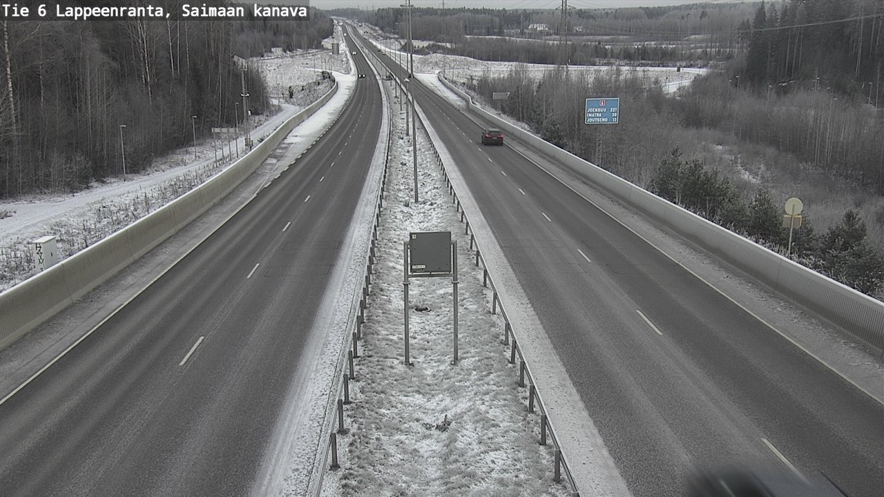 Kelikamerat Kuva Tie 6 Lappeenranta, Saimaan kanava, Lappeenranta, Etelä-Karjala