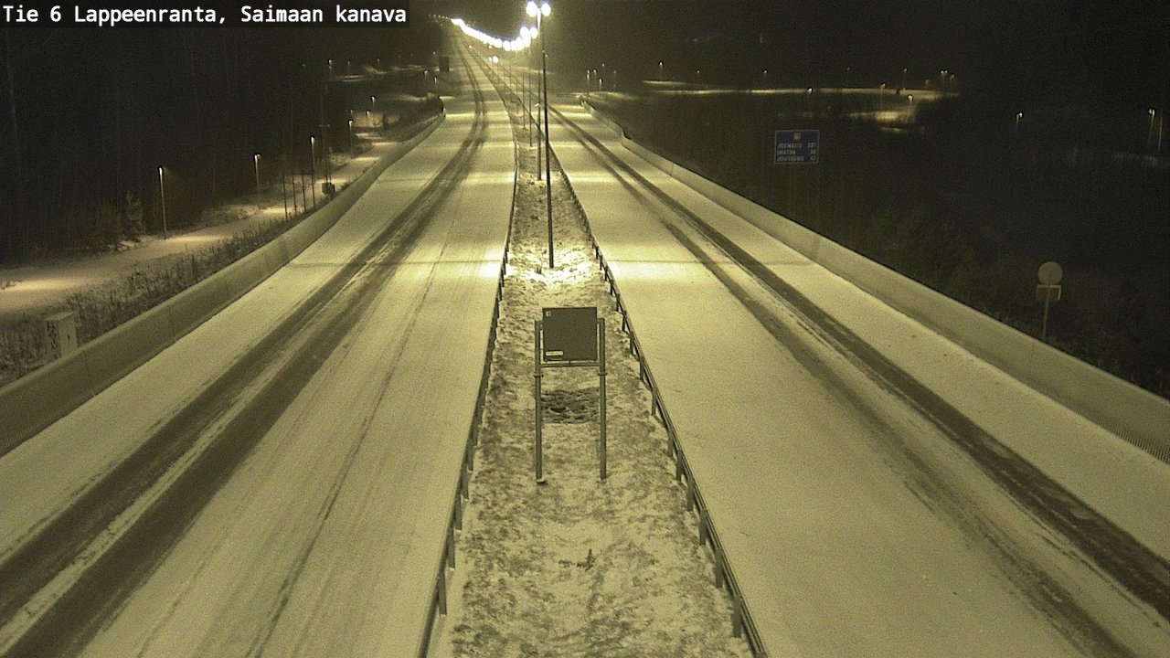 Kelikamerat Kuva Tie 6 Lappeenranta, Saimaan kanava, Lappeenranta, Etelä-Karjala