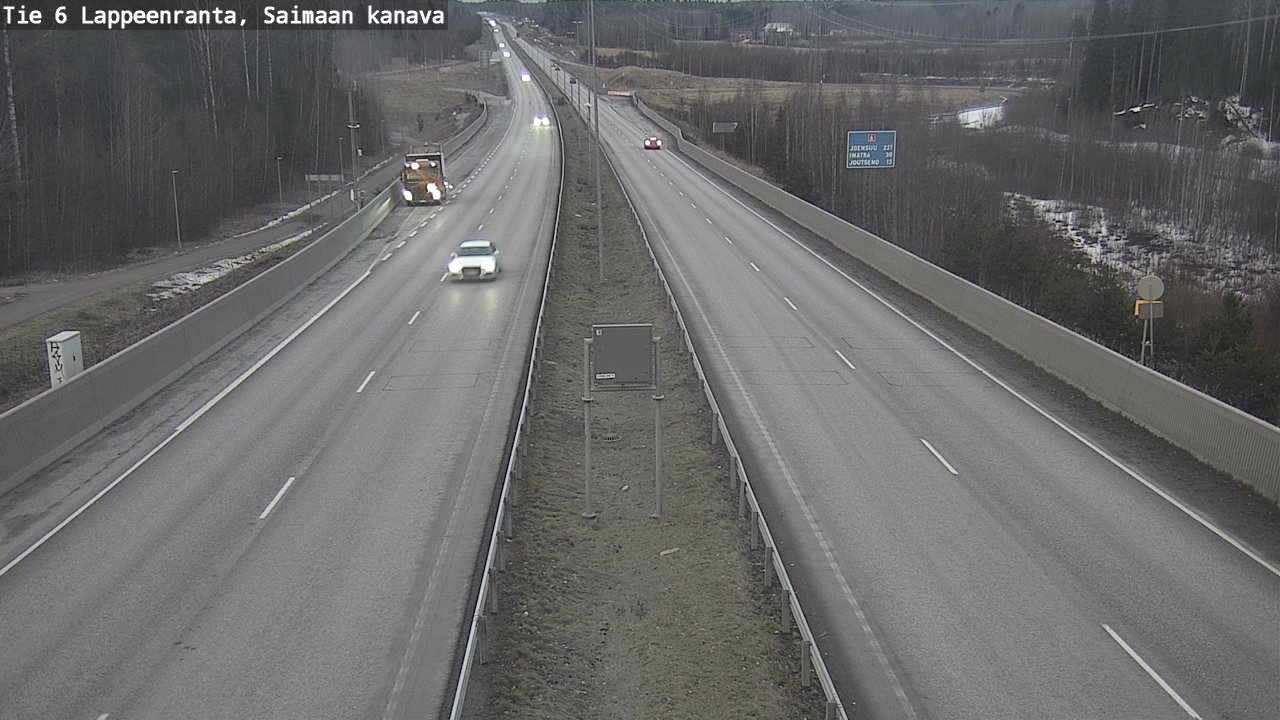 Kelikamerat Kuva Tie 6 Lappeenranta, Saimaan kanava, Lappeenranta, Etelä-Karjala