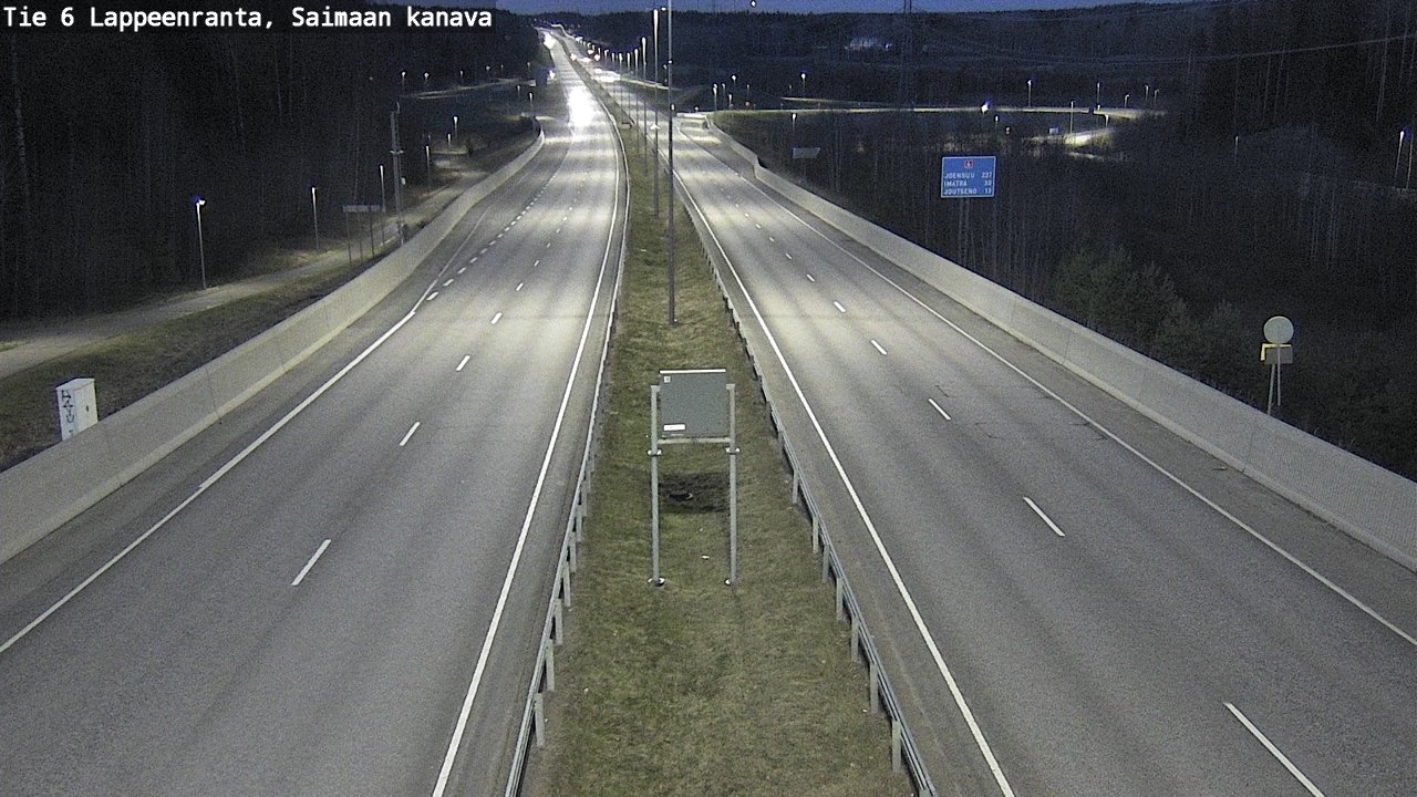 Weather Camera Image Road 6 Lappeenranta, Saimaa channel, Lappeenranta, Etelä-Karjala