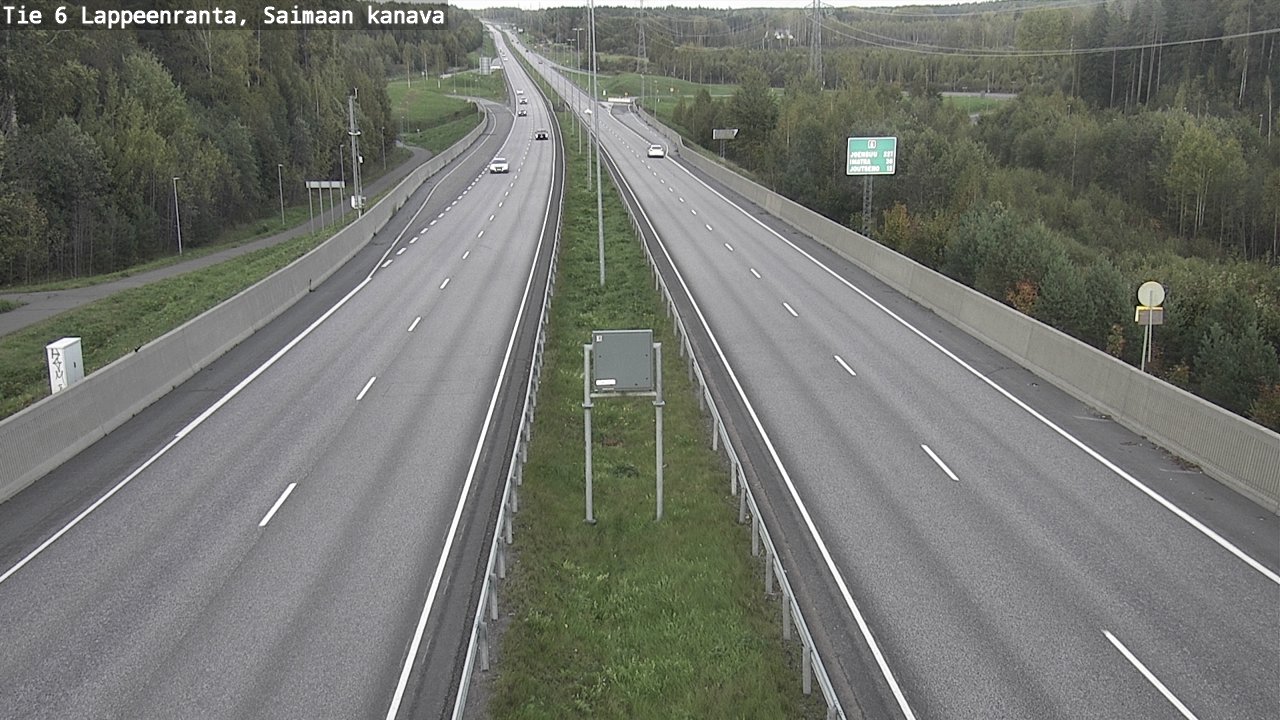 Kelikamerat Kuva Tie 6 Lappeenranta, Saimaan kanava, Lappeenranta, Etelä-Karjala