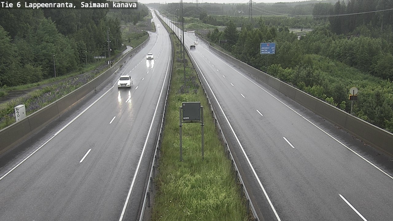 Kelikamerat Kuva Tie 6 Lappeenranta, Saimaan kanava, Lappeenranta, Etelä-Karjala