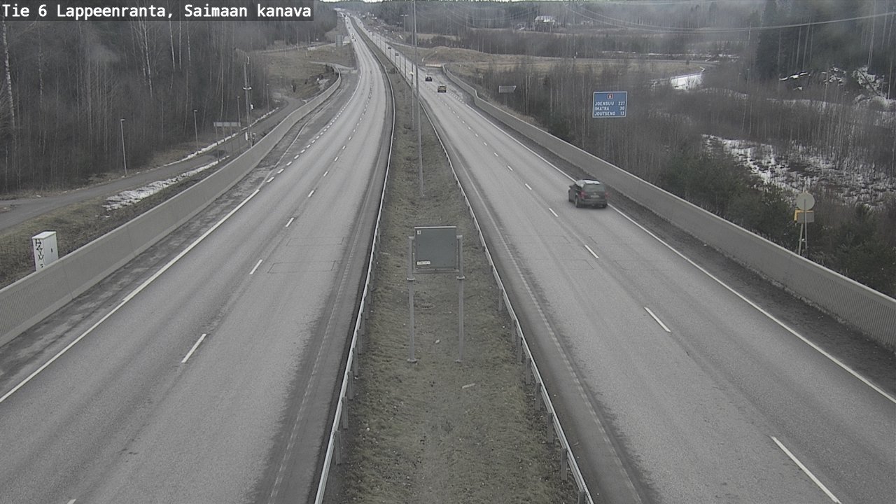 Kelikamerat Kuva Tie 6 Lappeenranta, Saimaan kanava, Lappeenranta, Etelä-Karjala