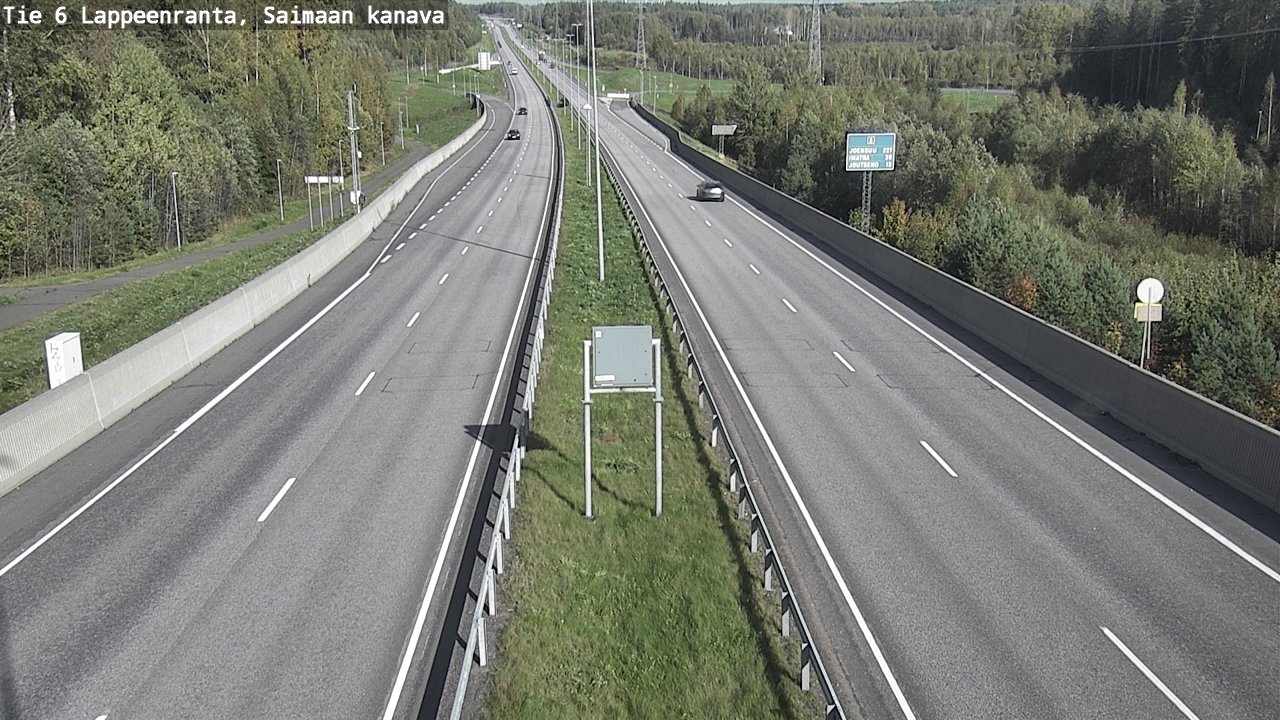 Kelikamerat Kuva Tie 6 Lappeenranta, Saimaan kanava, Lappeenranta, Etelä-Karjala