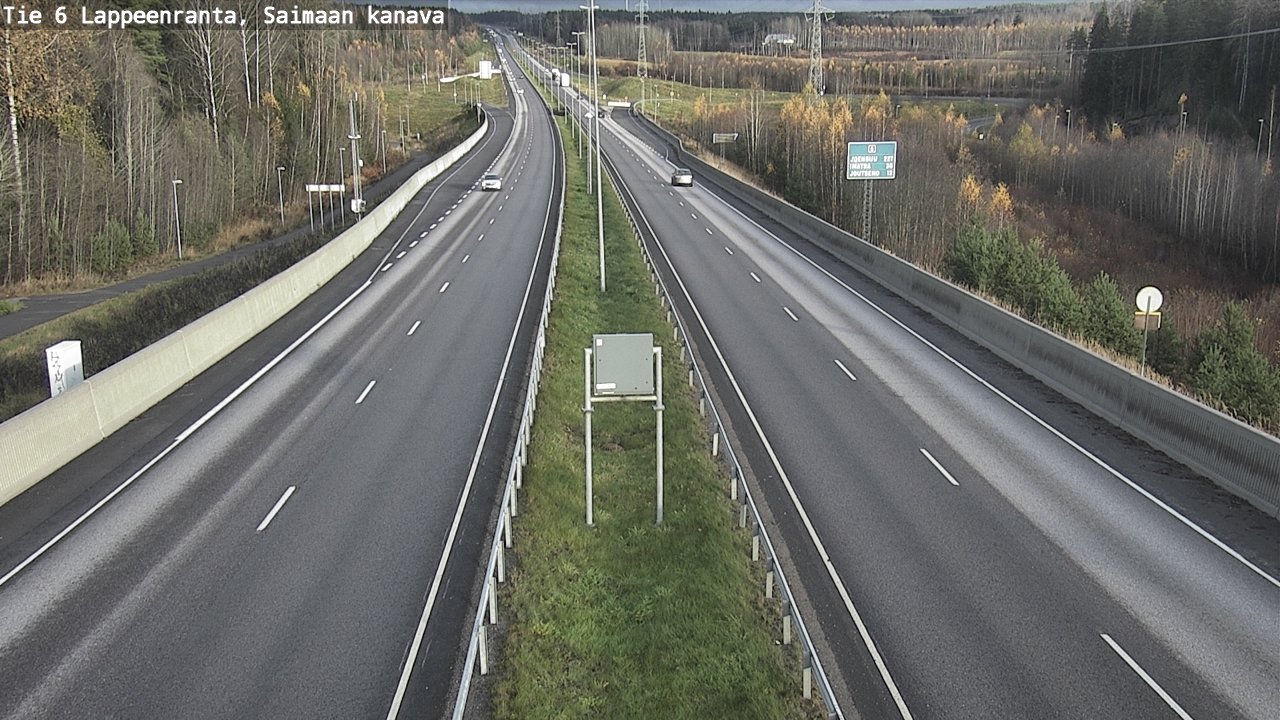 Kelikamerat Kuva Tie 6 Lappeenranta, Saimaan kanava, Lappeenranta, Etelä-Karjala