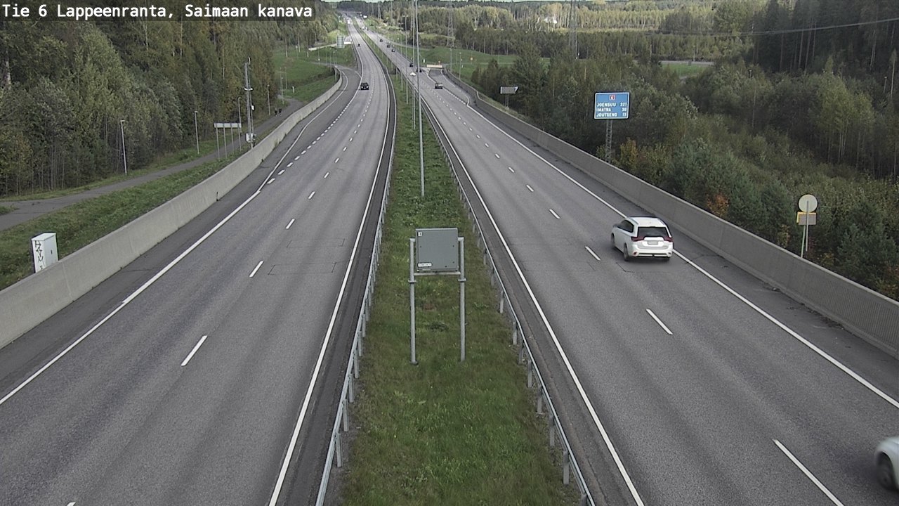 Kelikamerat Kuva Tie 6 Lappeenranta, Saimaan kanava, Lappeenranta, Etelä-Karjala