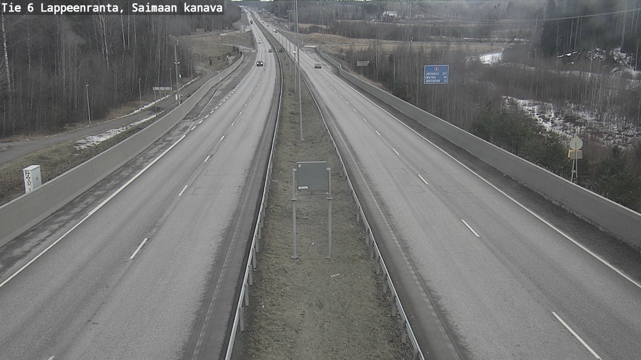 Kelikamerat Kuva Tie 6 Lappeenranta, Saimaan kanava, Lappeenranta, Etelä-Karjala