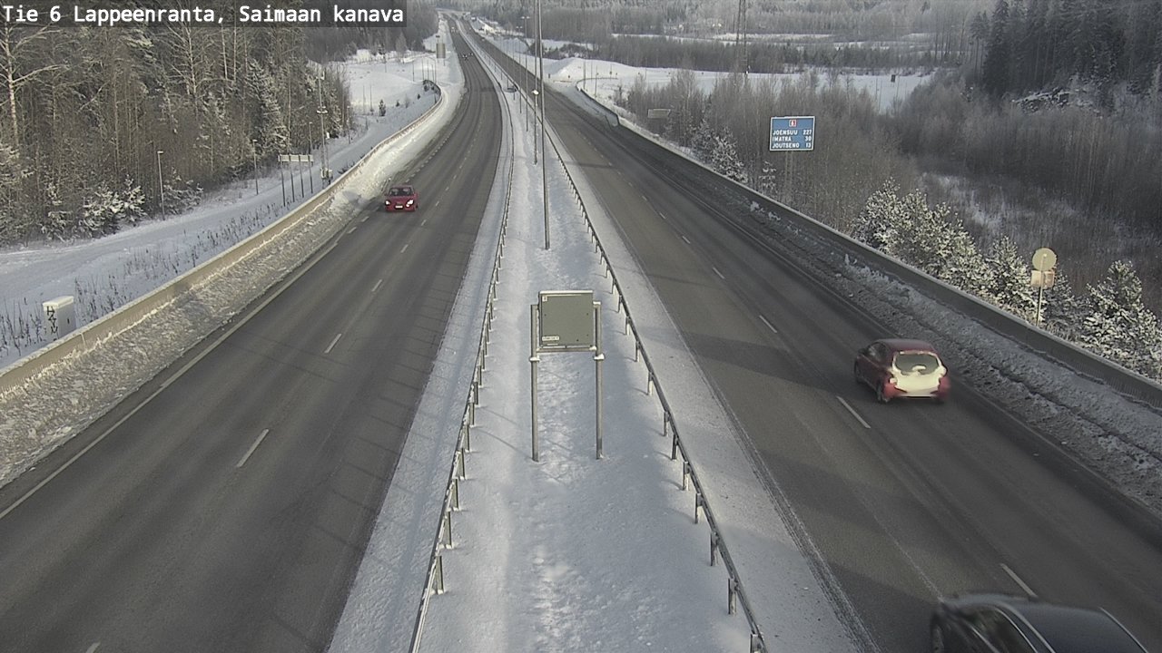 Kelikamerat Kuva Tie 6 Lappeenranta, Saimaan kanava, Lappeenranta, Etelä-Karjala