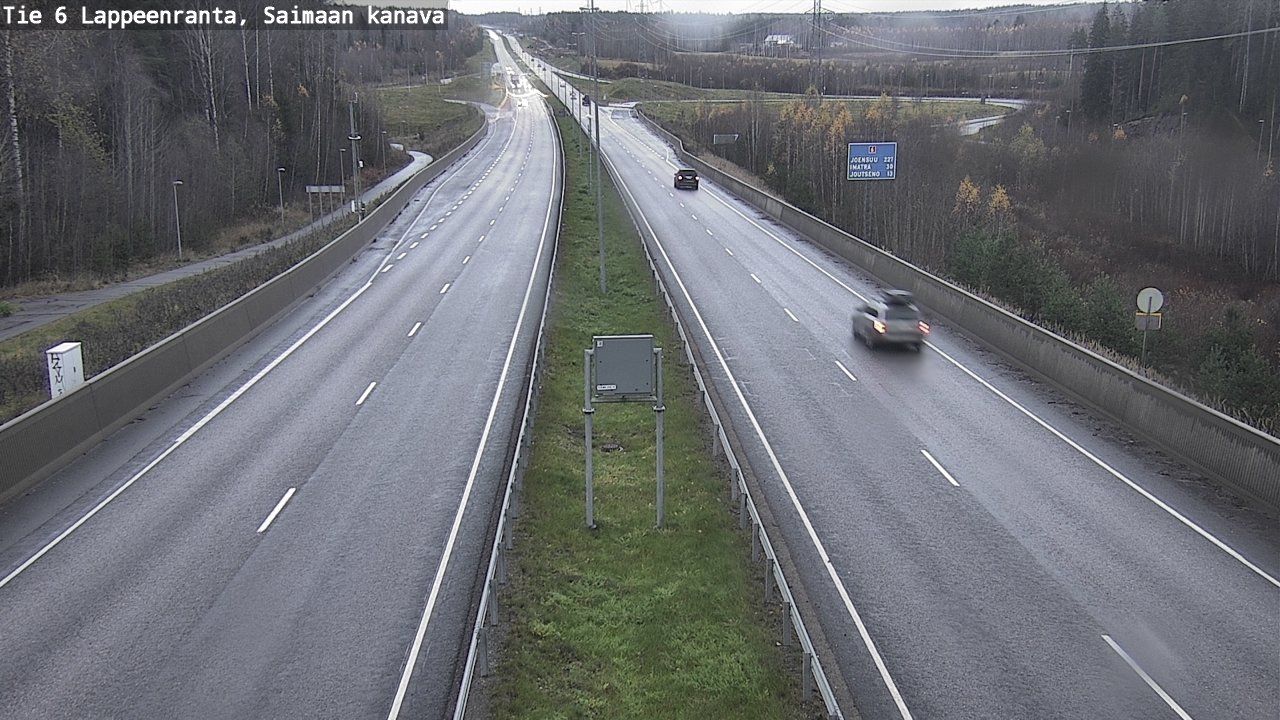 Weather Camera Image Road 6 Lappeenranta, Saimaa channel, Lappeenranta, Etelä-Karjala