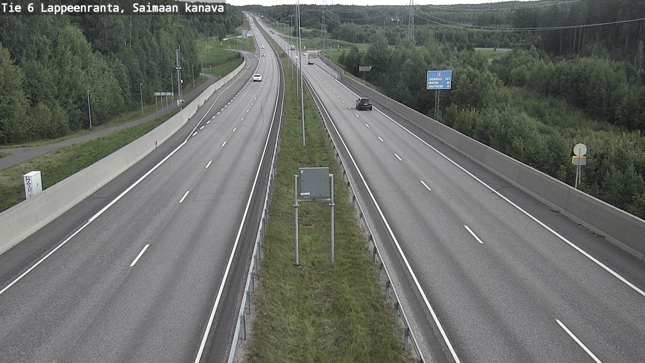 Kelikamerat Kuva Tie 6 Lappeenranta, Saimaan kanava, Lappeenranta, Etelä-Karjala