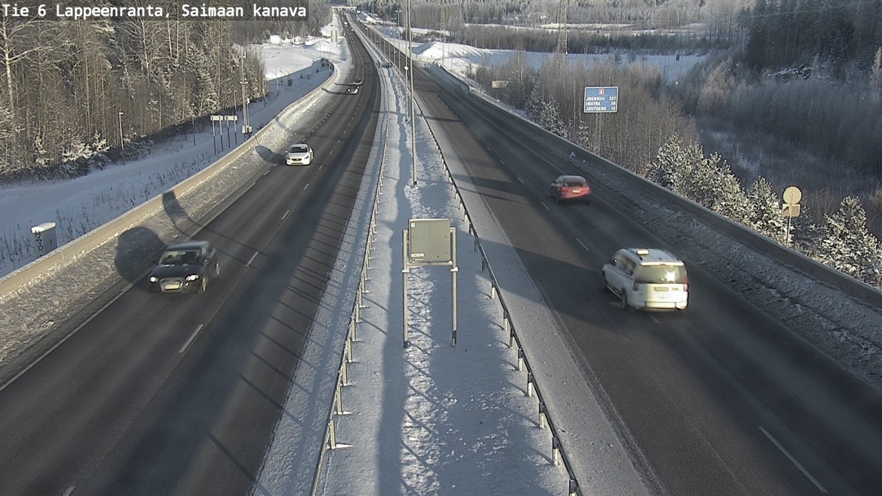 Weather Camera Image Road 6 Lappeenranta, Saimaa channel, Lappeenranta, Etelä-Karjala