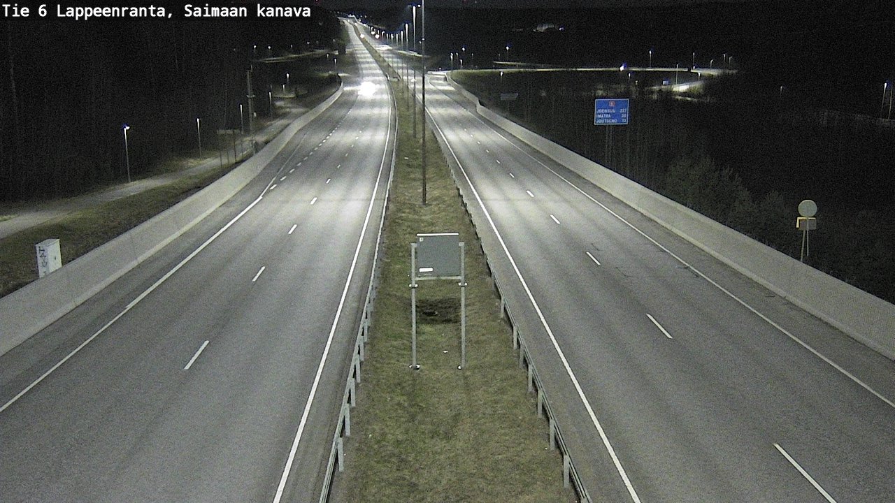 Weather Camera Image Road 6 Lappeenranta, Saimaa channel, Lappeenranta, Etelä-Karjala