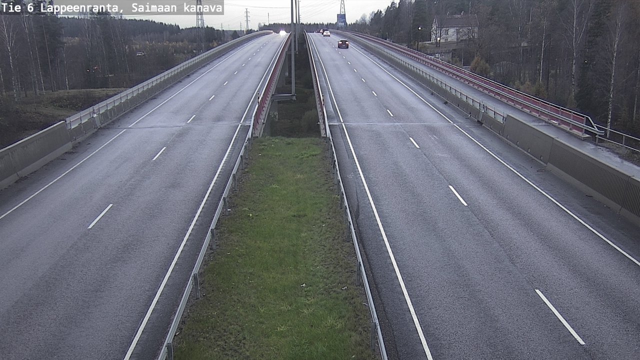 Weather Camera Image Road 6 Lappeenranta, Saimaa channel, Lappeenranta, Etelä-Karjala