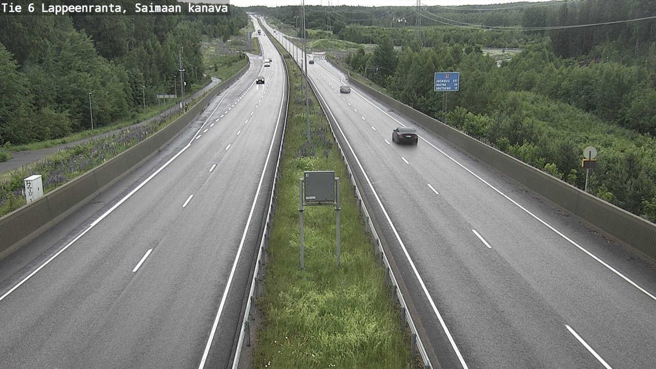 Kelikamerat Kuva Tie 6 Lappeenranta, Saimaan kanava, Lappeenranta, Etelä-Karjala