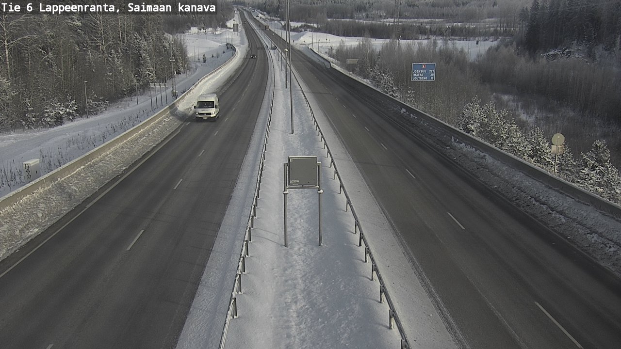 Kelikamerat Kuva Tie 6 Lappeenranta, Saimaan kanava, Lappeenranta, Etelä-Karjala