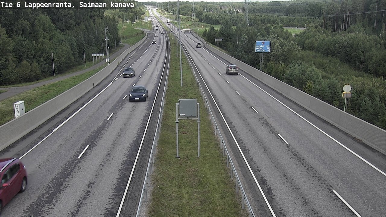 Kelikamerat Kuva Tie 6 Lappeenranta, Saimaan kanava, Lappeenranta, Etelä-Karjala