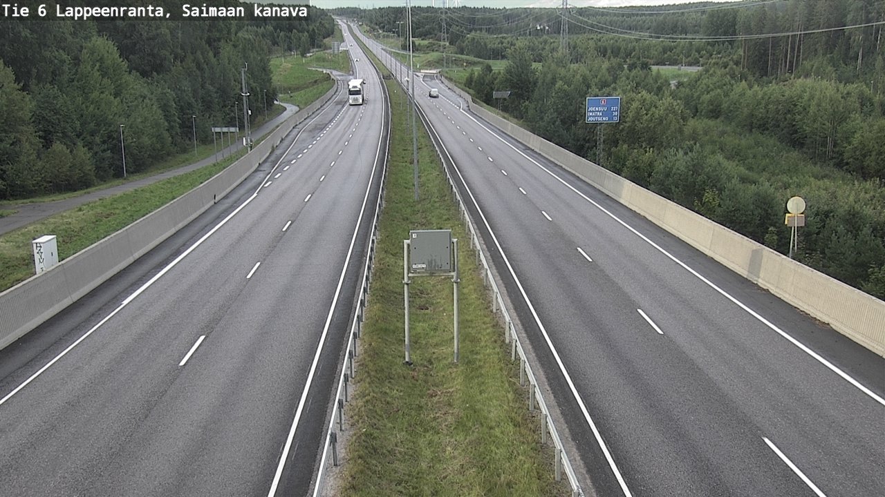 Kelikamerat Kuva Tie 6 Lappeenranta, Saimaan kanava, Lappeenranta, Etelä-Karjala