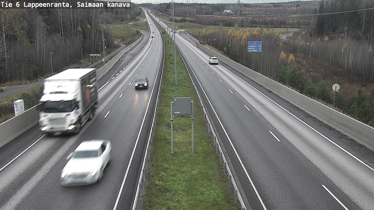 Kelikamerat Kuva Tie 6 Lappeenranta, Saimaan kanava, Lappeenranta, Etelä-Karjala