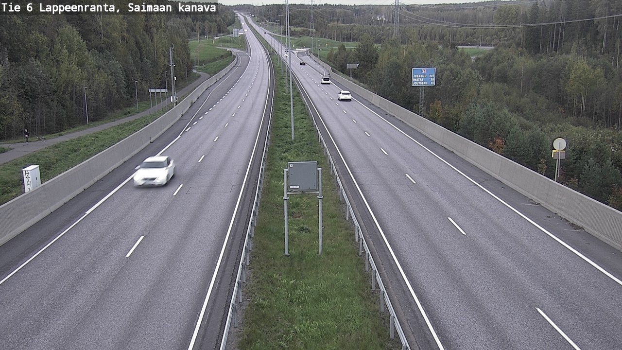 Kelikamerat Kuva Tie 6 Lappeenranta, Saimaan kanava, Lappeenranta, Etelä-Karjala