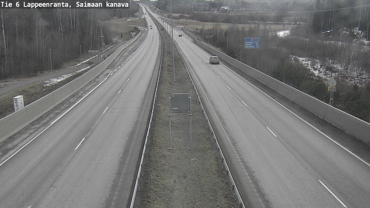 Kelikamerat Kuva Tie 6 Lappeenranta, Saimaan kanava, Lappeenranta, Etelä-Karjala