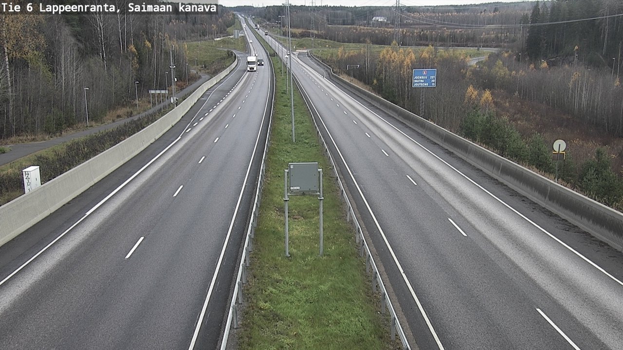 Kelikamerat Kuva Tie 6 Lappeenranta, Saimaan kanava, Lappeenranta, Etelä-Karjala