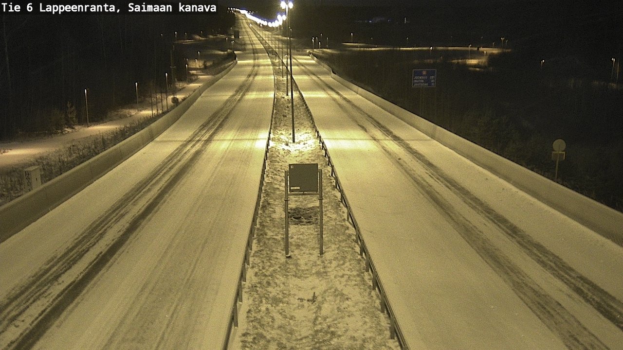 Kelikamerat Kuva Tie 6 Lappeenranta, Saimaan kanava, Lappeenranta, Etelä-Karjala