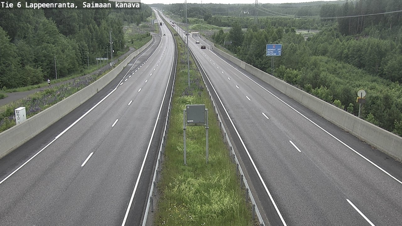 Kelikamerat Kuva Tie 6 Lappeenranta, Saimaan kanava, Lappeenranta, Etelä-Karjala