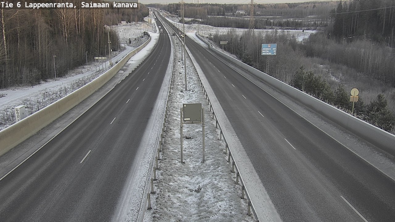 Kelikamerat Kuva Tie 6 Lappeenranta, Saimaan kanava, Lappeenranta, Etelä-Karjala