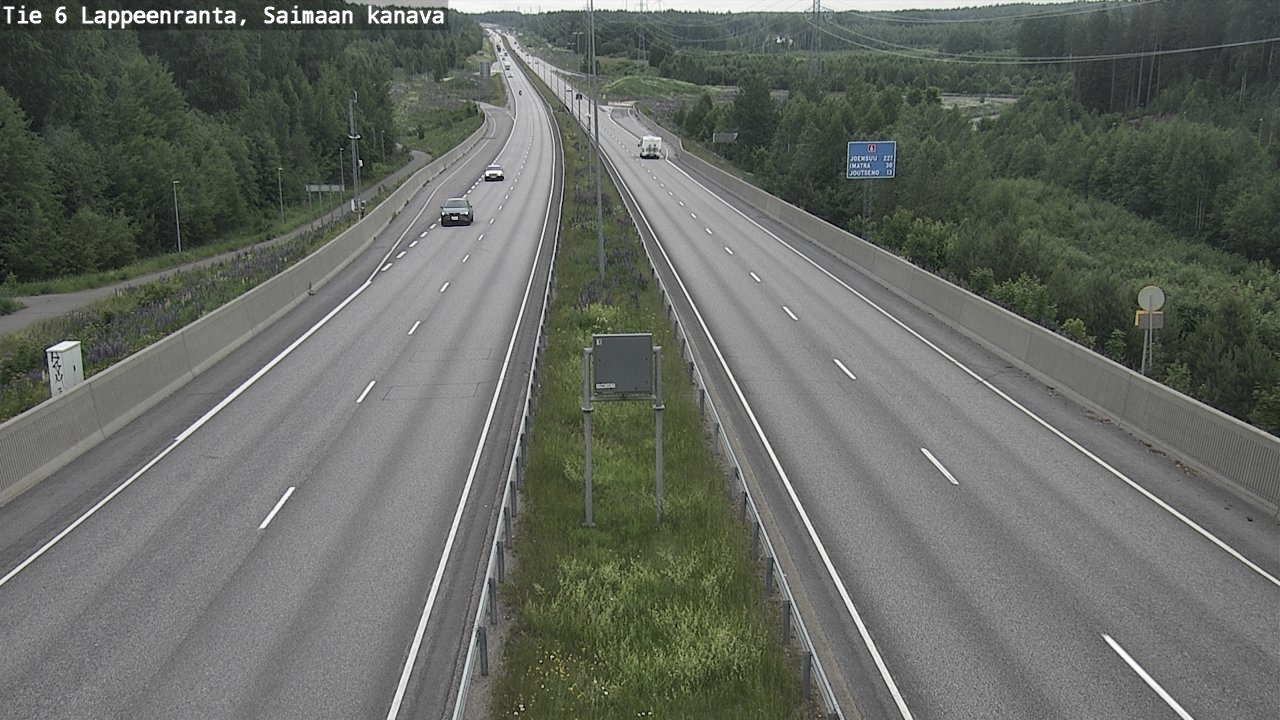 Kelikamerat Kuva Tie 6 Lappeenranta, Saimaan kanava, Lappeenranta, Etelä-Karjala