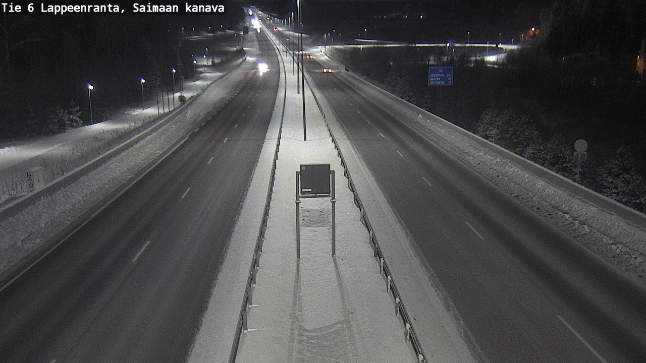 Weather Camera Image Road 6 Lappeenranta, Saimaa channel, Lappeenranta, Etelä-Karjala