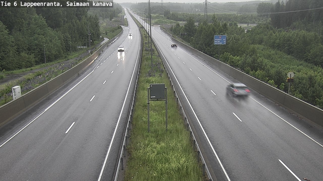 Kelikamerat Kuva Tie 6 Lappeenranta, Saimaan kanava, Lappeenranta, Etelä-Karjala