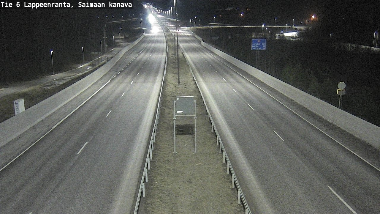 Weather Camera Image Road 6 Lappeenranta, Saimaa channel, Lappeenranta, Etelä-Karjala