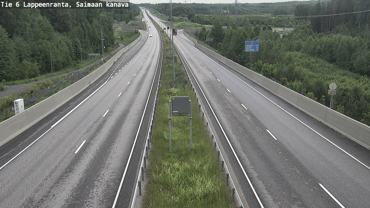Kelikamerat Kuva Tie 6 Lappeenranta, Saimaan kanava, Lappeenranta, Etelä-Karjala