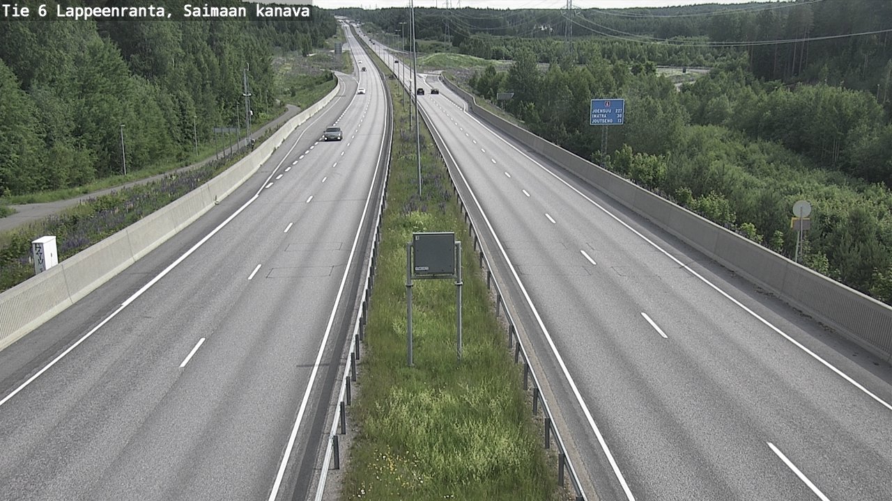 Kelikamerat Kuva Tie 6 Lappeenranta, Saimaan kanava, Lappeenranta, Etelä-Karjala