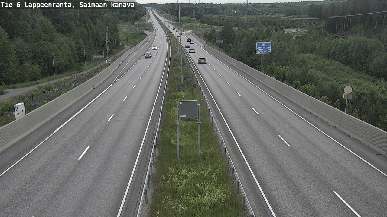 Kelikamerat Kuva Tie 6 Lappeenranta, Saimaan kanava, Lappeenranta, Etelä-Karjala