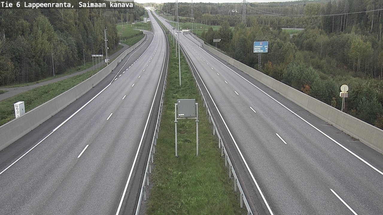 Kelikamerat Kuva Tie 6 Lappeenranta, Saimaan kanava, Lappeenranta, Etelä-Karjala