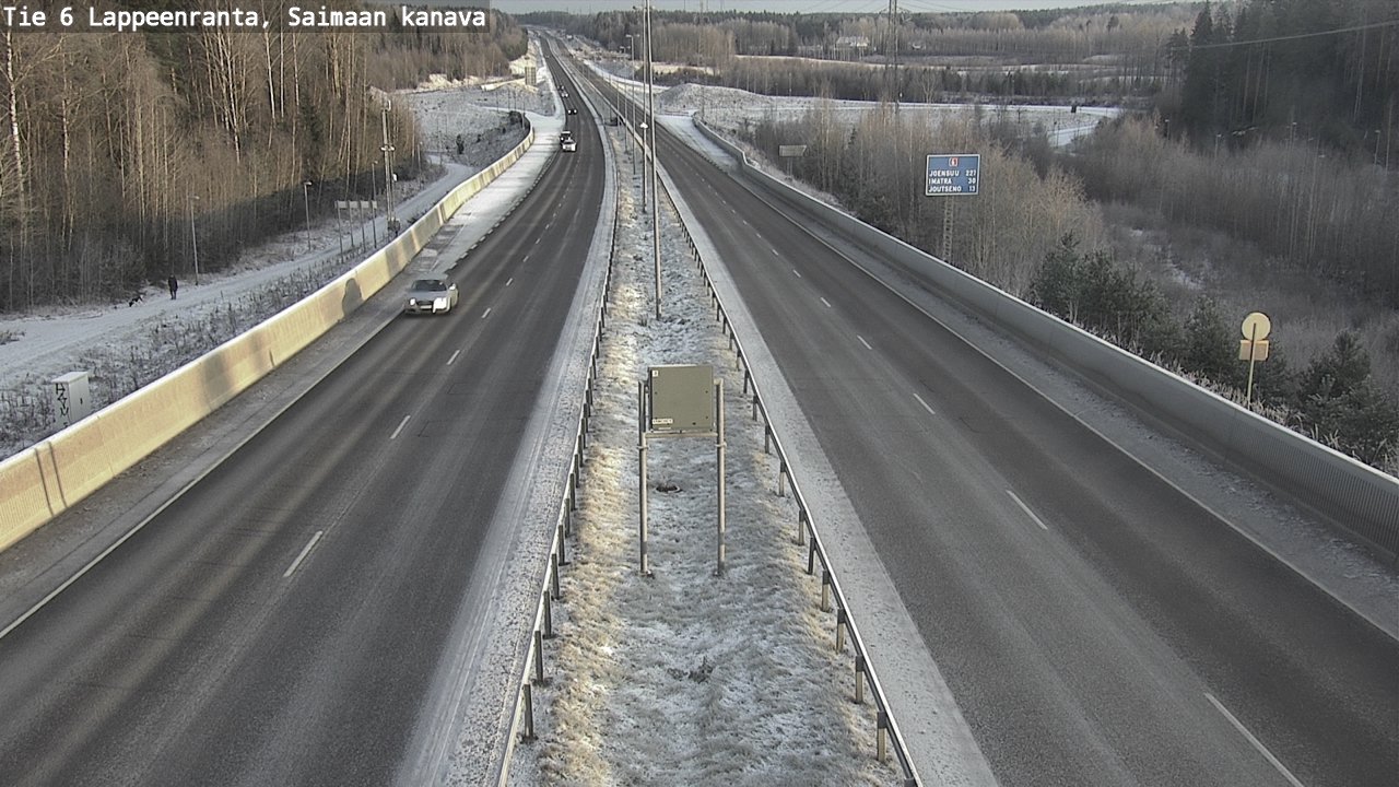 Kelikamerat Kuva Tie 6 Lappeenranta, Saimaan kanava, Lappeenranta, Etelä-Karjala