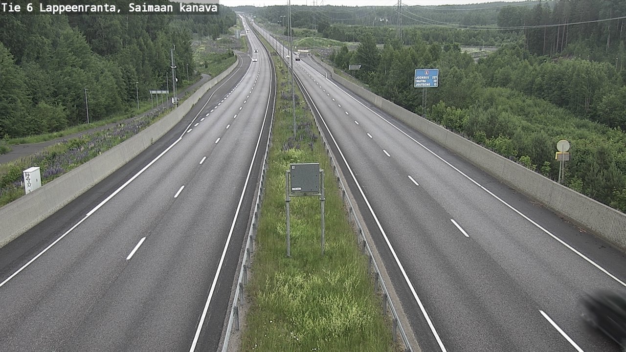 Kelikamerat Kuva Tie 6 Lappeenranta, Saimaan kanava, Lappeenranta, Etelä-Karjala