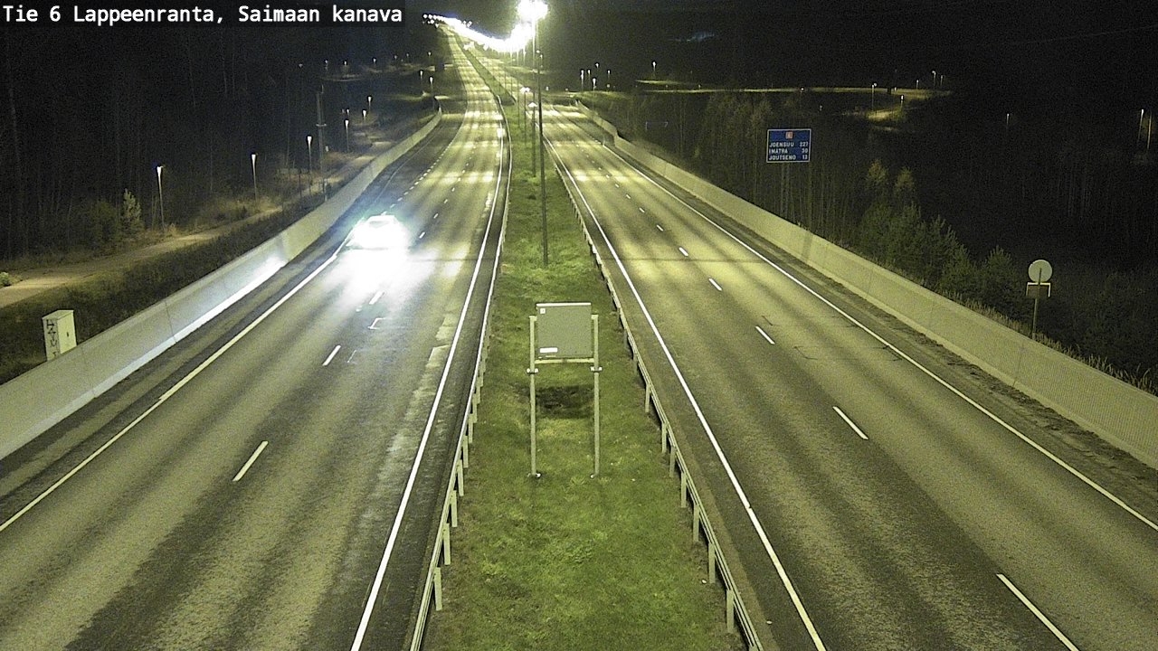 Weather Camera Image Väg 6 Villmanstrand,Saima kanal, Lappeenranta, Etelä-Karjala