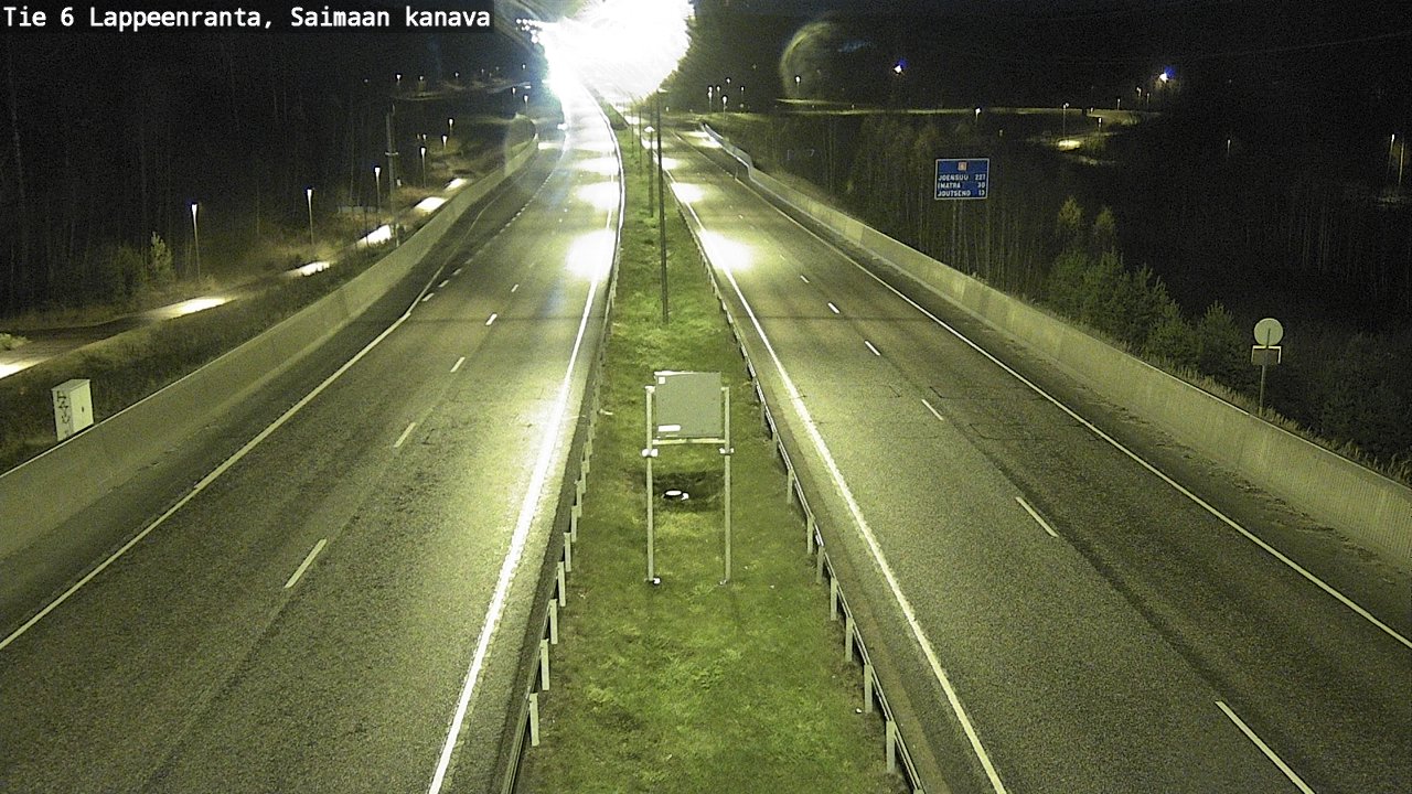 Weather Camera Image Road 6 Lappeenranta, Saimaa channel, Lappeenranta, Etelä-Karjala