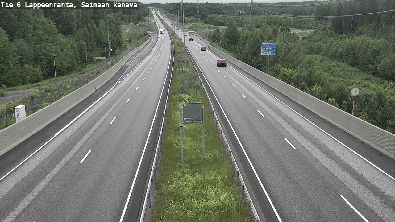 Kelikamerat Kuva Tie 6 Lappeenranta, Saimaan kanava, Lappeenranta, Etelä-Karjala