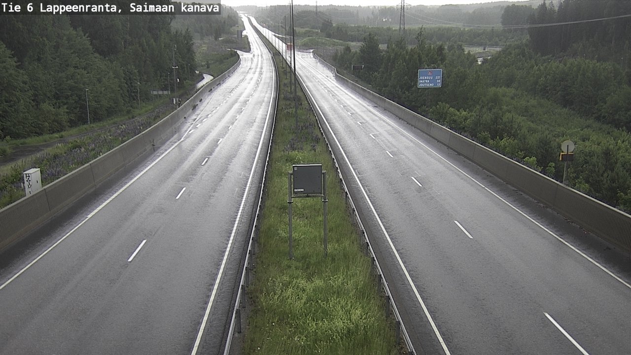 Kelikamerat Kuva Tie 6 Lappeenranta, Saimaan kanava, Lappeenranta, Etelä-Karjala