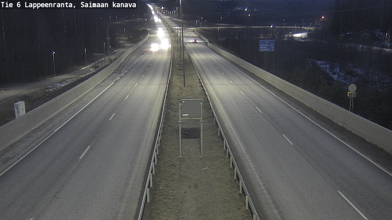 Kelikamerat Kuva Tie 6 Lappeenranta, Saimaan kanava, Lappeenranta, Etelä-Karjala