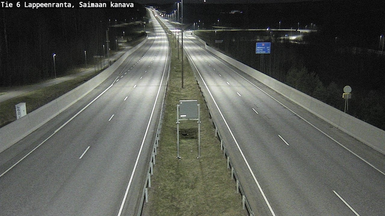 Weather Camera Image Road 6 Lappeenranta, Saimaa channel, Lappeenranta, Etelä-Karjala