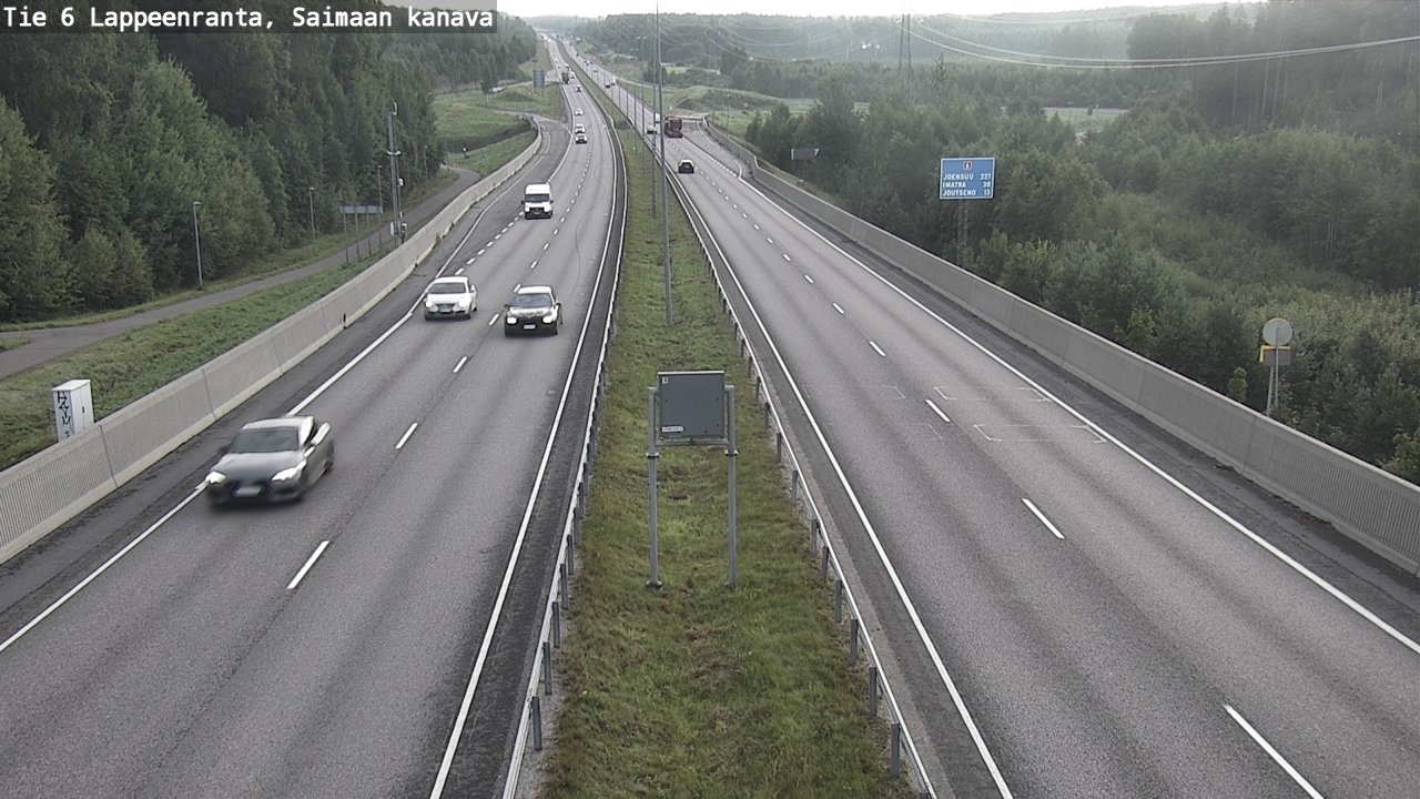 Weather Camera Image Road 6 Lappeenranta, Saimaa channel, Lappeenranta, Etelä-Karjala