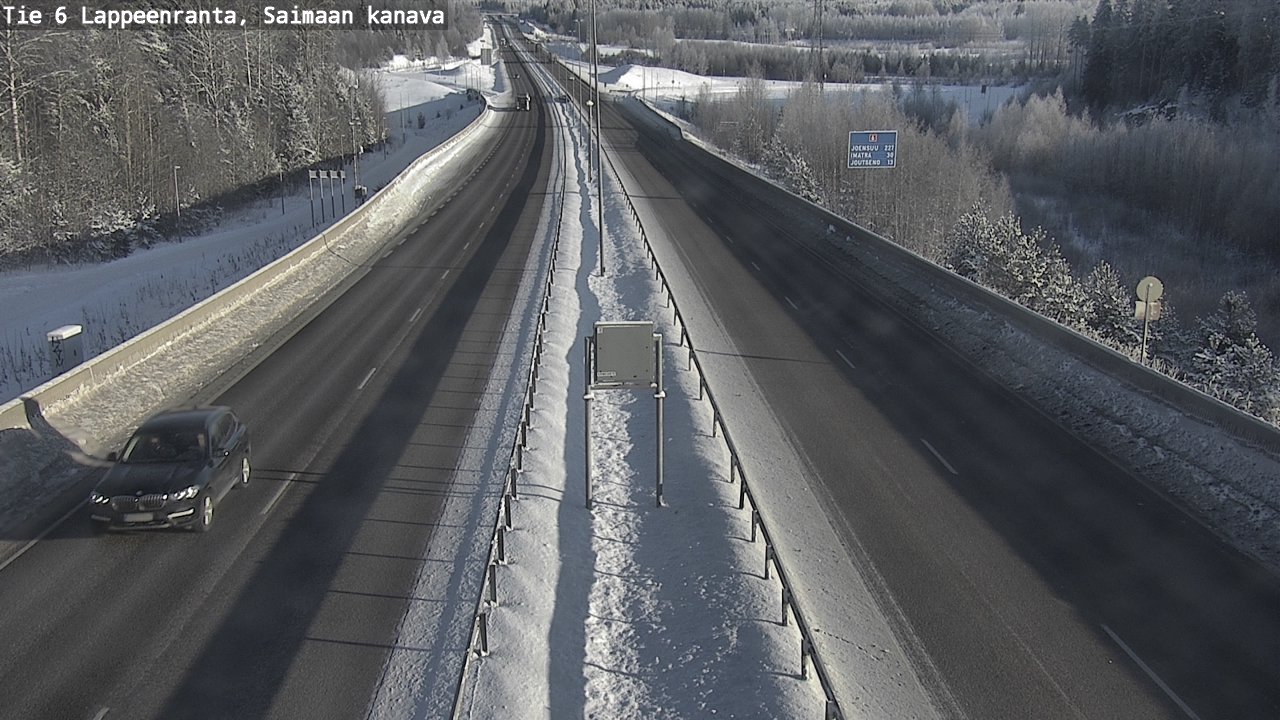 Weather Camera Image Road 6 Lappeenranta, Saimaa channel, Lappeenranta, Etelä-Karjala